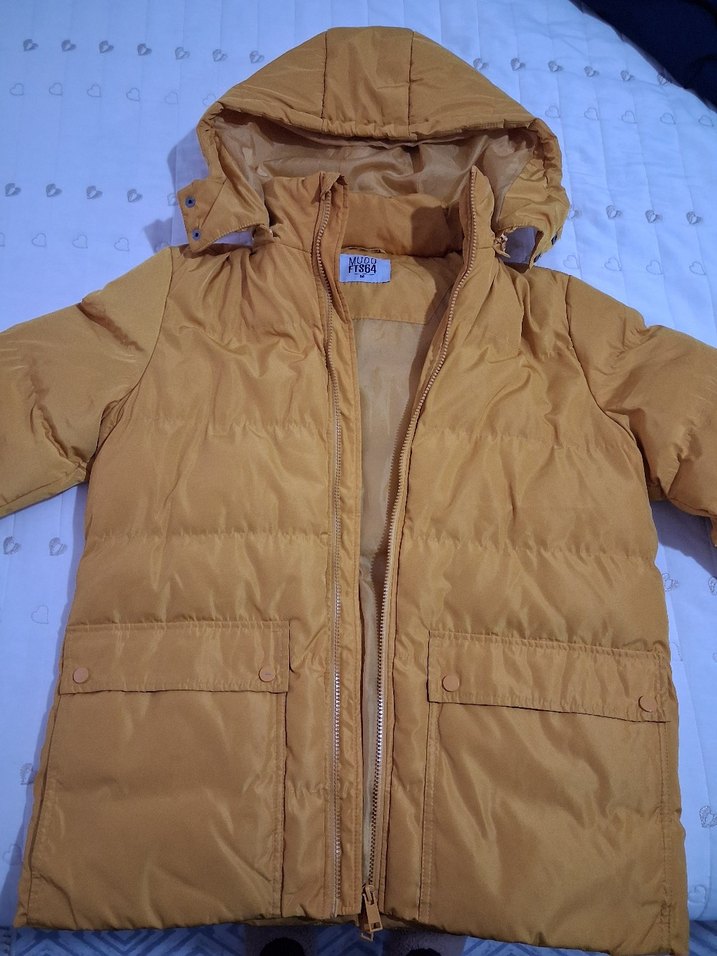 Sarı renk erkek Kışlık Mont - Görsel 2