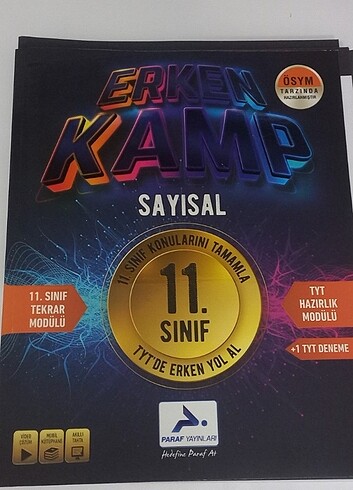 11. sınıf yks ayt test kitabı, konu anlatımı ve denemeler