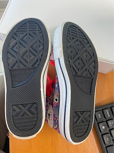 27 Beden lacivert Renk Converse kız çocuk ayakkabı
