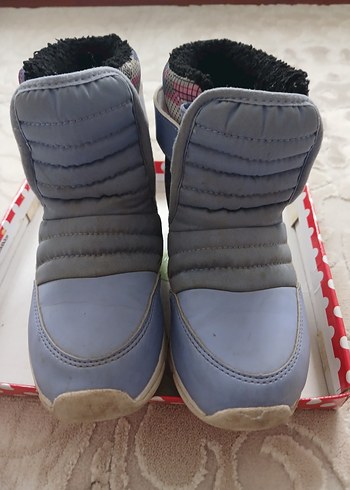 Kız Çocuk Mavi /Lila Desenli Puma Bot - Görsel 4