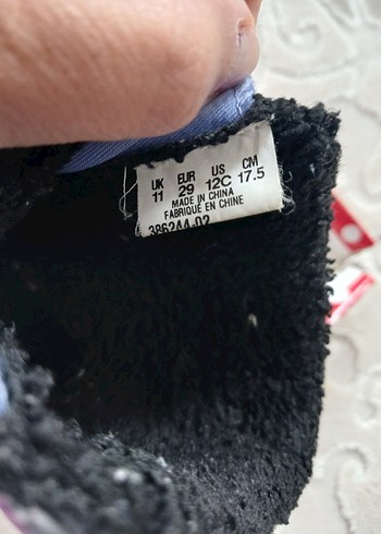 Kız Çocuk Mavi /Lila Desenli Puma Bot - Görsel 8