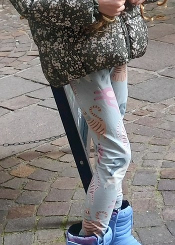 Kız Çocuk Mavi /Lila Desenli Puma Bot - Görsel 9