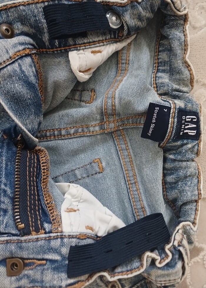 GAP,erkek cocuk,7 yas,kot pantolon - Görsel 3