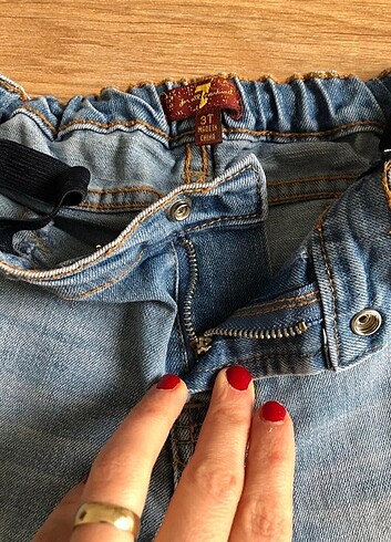 7 Fo Allmankind, erkek cocuk kot pantolon - Görsel 4