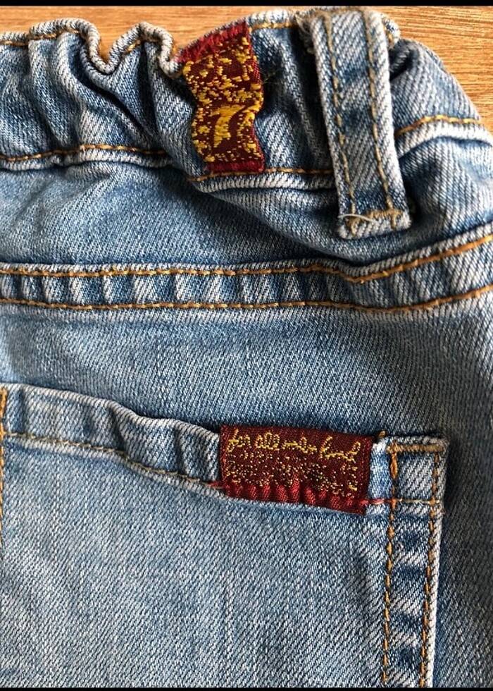 7 Fo Allmankind, erkek cocuk kot pantolon - Görsel 5