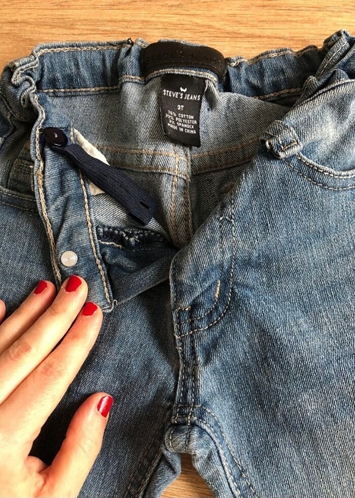 Steve's Jeans. 3 yas erkek cocuk kot pantolon. - Görsel 4