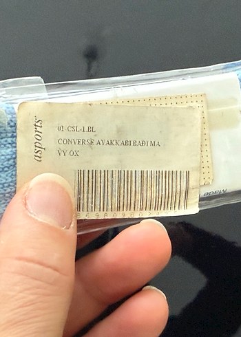 Converce Pastel Mavi Ayakkabı Bağcığı - Görsel 3