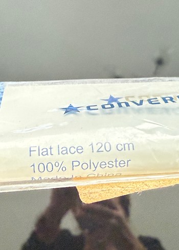 Converce Pastel Mavi Ayakkabı Bağcığı - Görsel 4