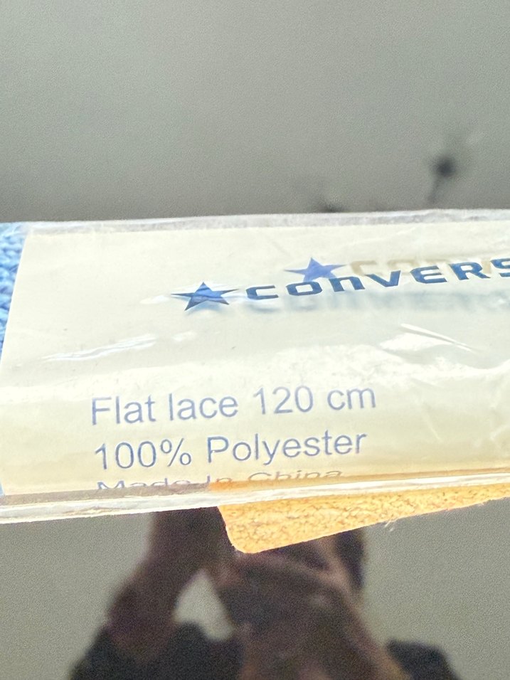 Converce Pastel Mavi Ayakkabı Bağcığı - Görsel 4