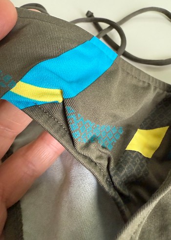 Adidas Baskılı Sarı&Haki&Mavi Bikini - Görsel 9