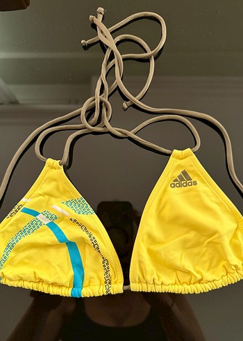 Adidas Baskılı Sarı&Haki&Mavi Bikini - Görsel 3
