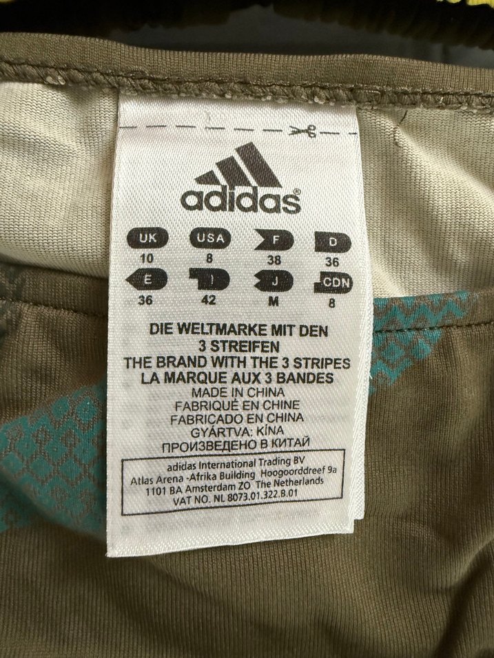 Adidas Baskılı Sarı&Haki&Mavi Bikini - Görsel 4