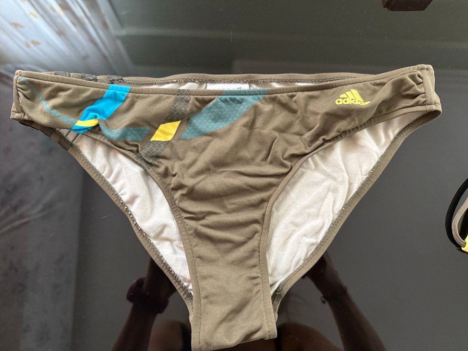 Adidas Baskılı Sarı&Haki&Mavi Bikini - Görsel 2