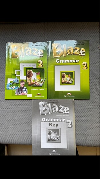 Ingilizce Kitap-Blaze 2 Students Book &Workbook&Grammar Book
