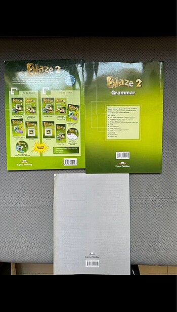 Ingilizce Kitap-Blaze 2 Students Book &Workbook&Grammar Book