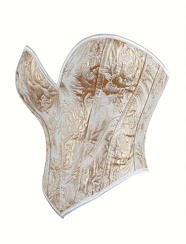 Desenli Straplez American Vintage Korse
