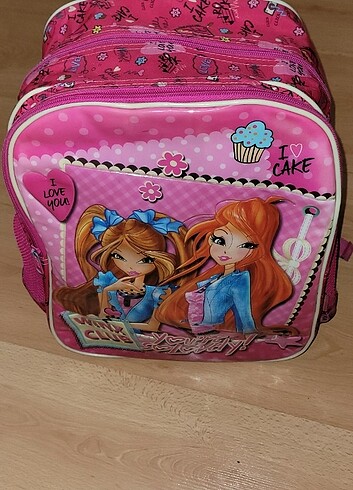 Yaygan marka winx lisanslı okul çantası