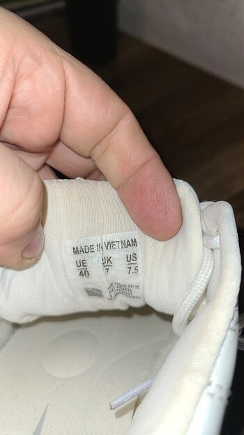 40 Beden beyaz Renk Bayan Nike spor ayakkabı 