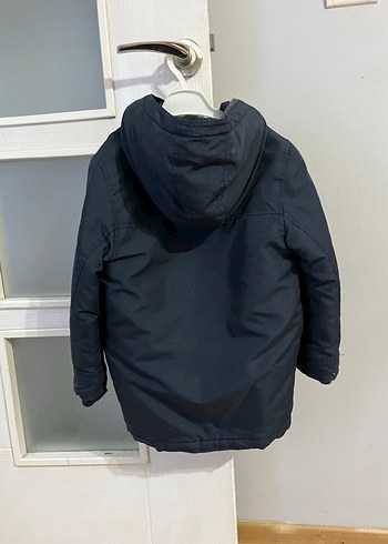 LC Waikiki Kemerli Lacivert Erkek Çocuk Mont
