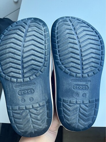 33 Beden lacivert Renk Orjinal Crocs 33 numara (J2) beden terlik