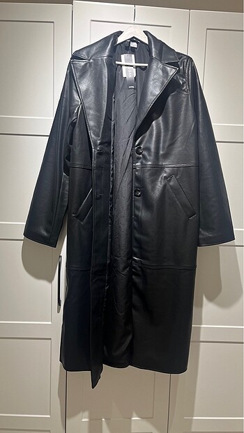 s Beden H&M deri trench