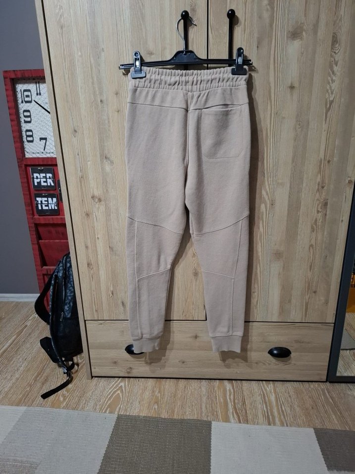 Bershka Bej Fermuarlı Erkek Outdoor Eşofman Altı - Görsel 2