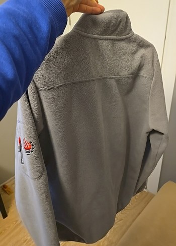 Ted koleji Gri Fermuarlı Erkek Polar Ceket - Görsel 2