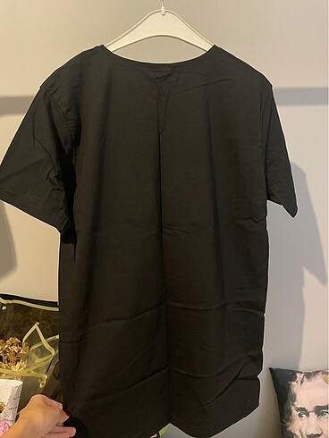 xl Beden siyah Renk Köstebek oversize tişört