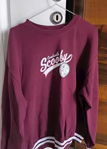 Bordo Uzun Kollu Sweatshirt