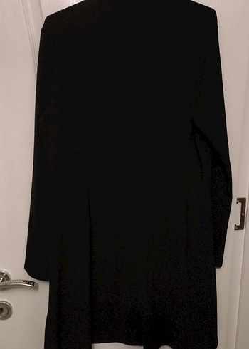 H&M Siyah Uzun Kollu Yüksek Yakalı Elbise