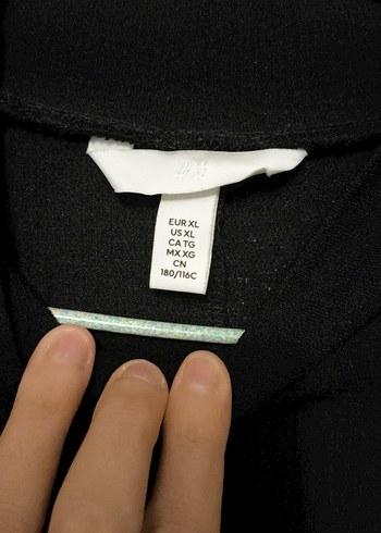 xl Beden siyah Renk Siyah Uzun Kollu Yüksek Yakalı Elbise