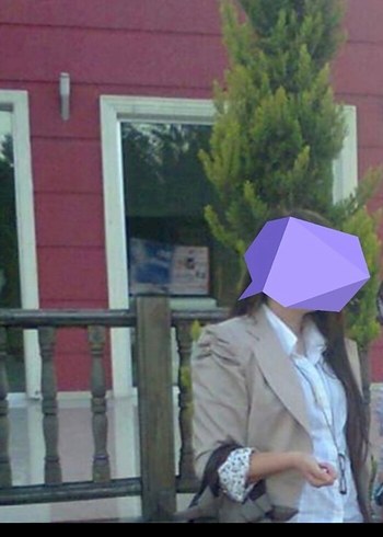 Bej Düğmeli Midi Kadın Blazer Ceket
