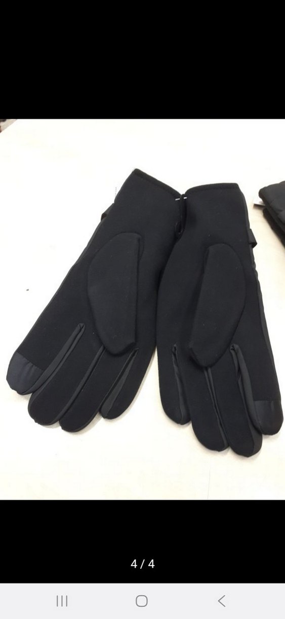 Kemer Detaylı Siyah Erkek Eldiveni - Görsel 2