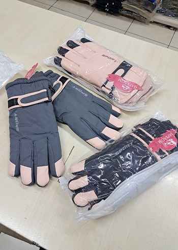 kpt ithal bayan kar eldiveni Pembe Street Wear Eldiven - Görsel 3