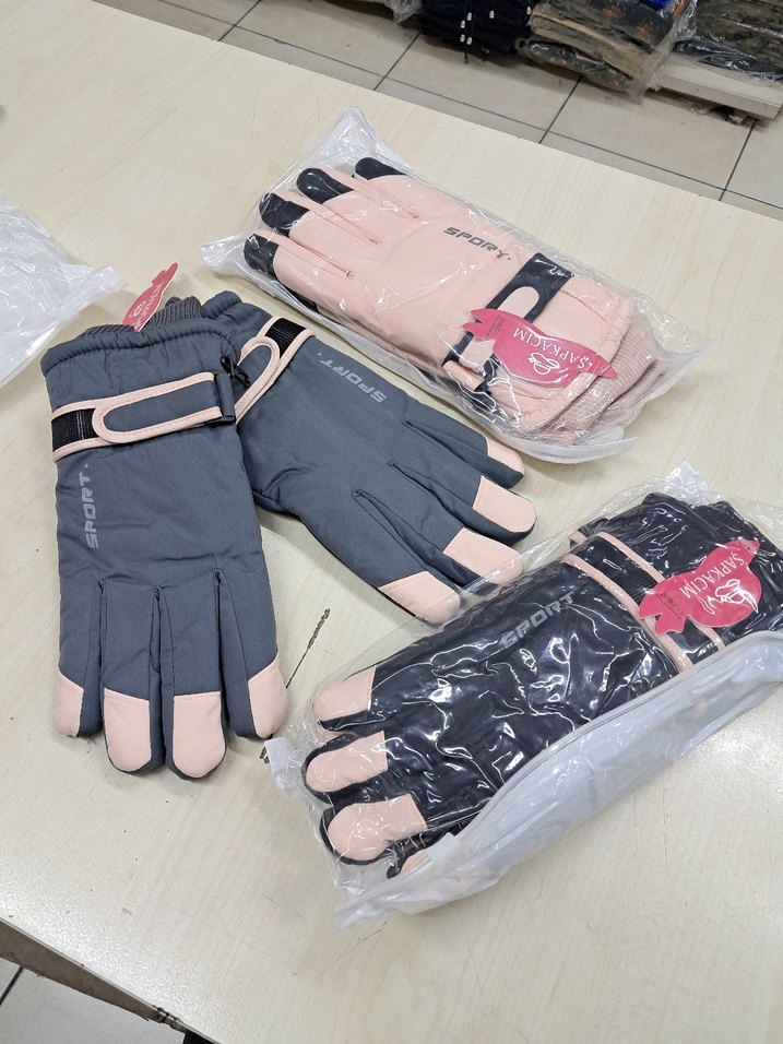 kpt ithal bayan kar eldiveni Pembe Street Wear Eldiven - Görsel 3