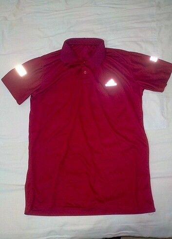 Adidas Kirmizi Adidas Polo Yaka T Shirt
