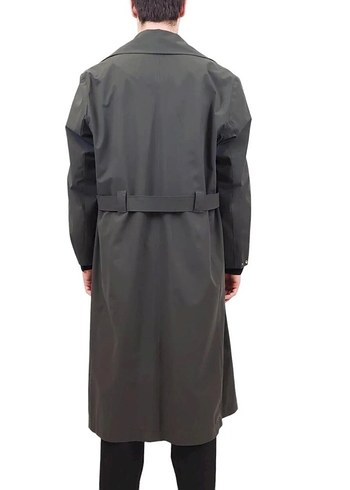 erkek haki yesil  
Uzun Kemerli Trençkot - Görsel 3