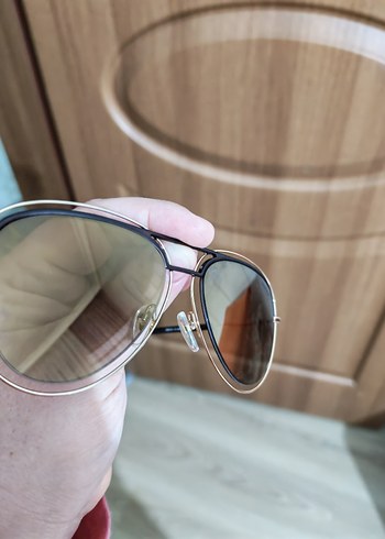 Osse aynalı Bej Kadın Gözlüğü - Görsel 2