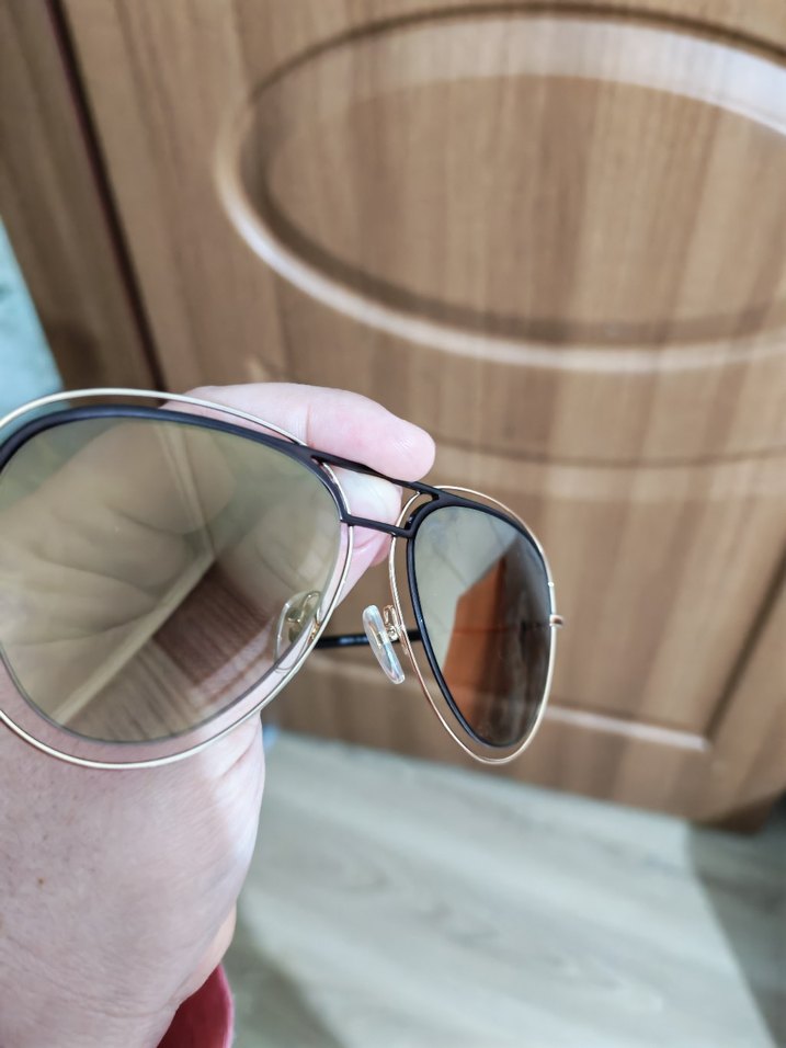 Osse aynalı Bej Kadın Gözlüğü - Görsel 2