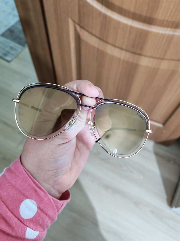 Osse aynalı Bej Kadın Gözlüğü - Görsel 3