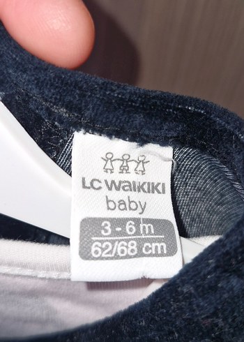 Uzun Kollu Kadife Nakışlı Kız Elbise - Görsel 3