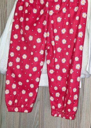 Kız Çocuk Takım Peluş yelekli - Görsel 3