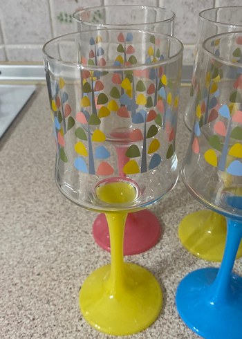 Lav İster magnolia ister kadeh için kullan set 6lı