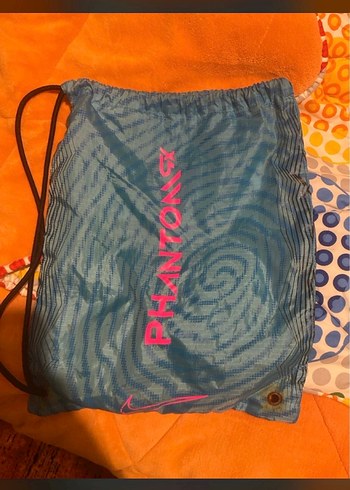 Renkli Baskılı Kadın Spor Çantası Nike ayakkabı çantası
