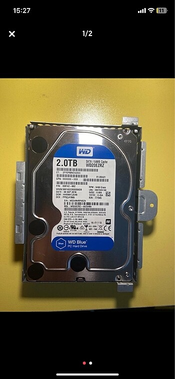 WD Blue Hard Disk 2TB