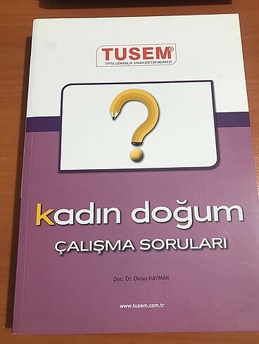 Tusem kadın doğum konu ve soru kitapları