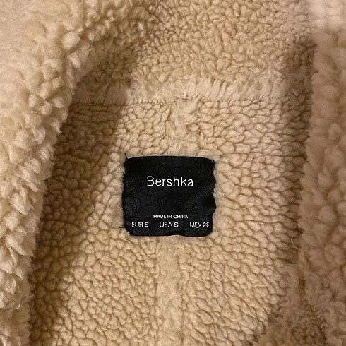 Bershka Bershka İçi Suni Yünlü Ceket