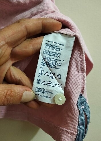 l Beden pembe Renk Tommy hilfiger tişört