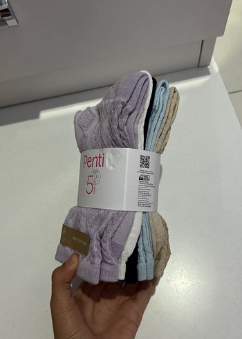 Penti 5li Pastel Renkli Kisa Corap Seti