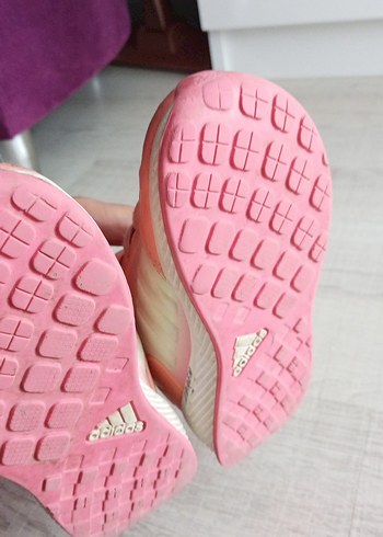 Kız Çocuk Pembe Spor Ayakkabı Velcro Bağcıklı - Görsel 2